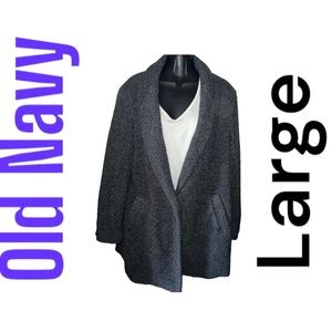 Old Navy - gray - lined cardigan - large